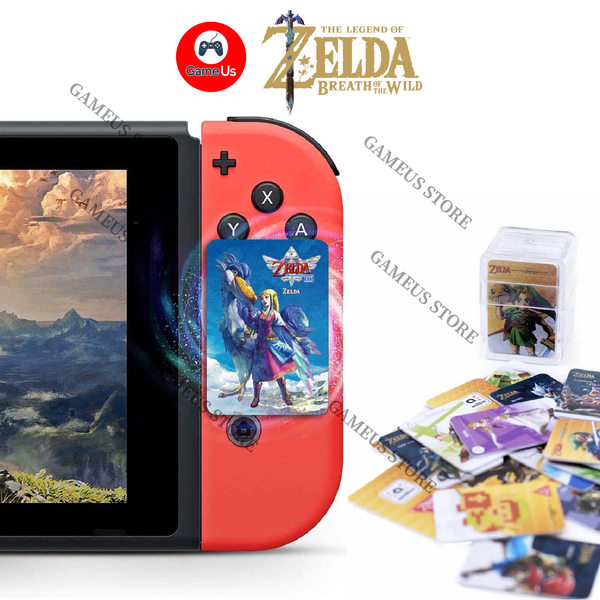Set 25 Thẻ Amiibo Scan NFC Game Zelda Skyward Sword + Breath Of The Wild