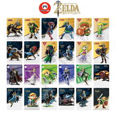 Set 25 Thẻ Amiibo Scan NFC Game Zelda Skyward Sword + Breath Of The Wild
