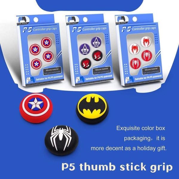 Bộ 4 núm bọc Analog Tay Cầm PS5 , PS4 , Xbox One, Xbox Series X / S, Xbox 360, Nintendo Pro Controller Cao cấp