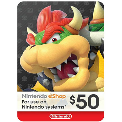 Thẻ Nintendo eShop 50$ Hệ US