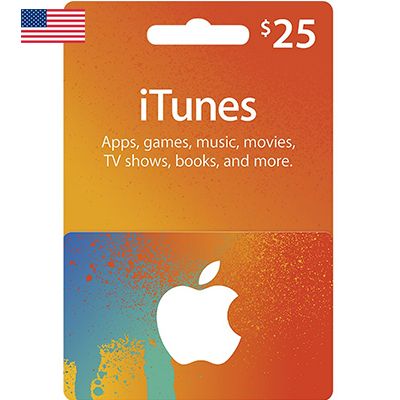 Thẻ iTunes 25$ (US)