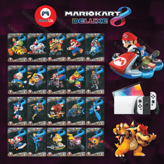 Set 20 Thẻ Amiibo Scan NFC Cho Game Mario Kart 8 Nintendo Switch