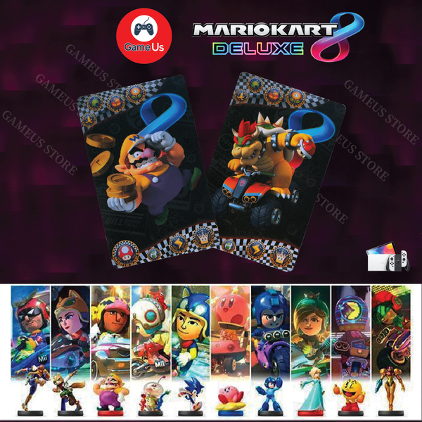 Set 20 Thẻ Amiibo Scan NFC Cho Game Mario Kart 8 Nintendo Switch