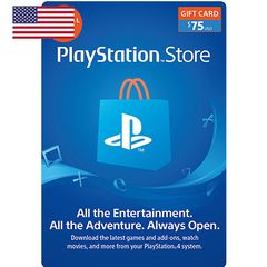 Thẻ Psn 75$ Hệ US