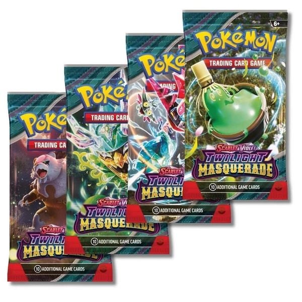 Thẻ bài Pokemon TCG Scarlet & Violet 06 Twilight Masquerade Booster Chính Hãng