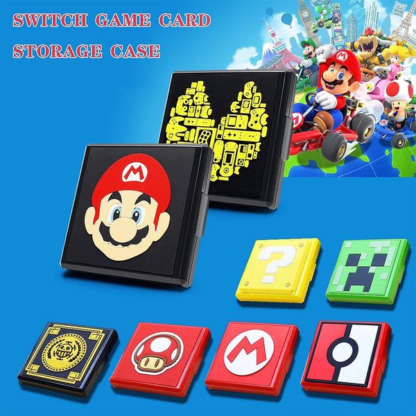 Hộp Băng Đựng Lưu Trữ Thẻ Game Nintendo Switch  Nhựa ABS Dạng Vuông