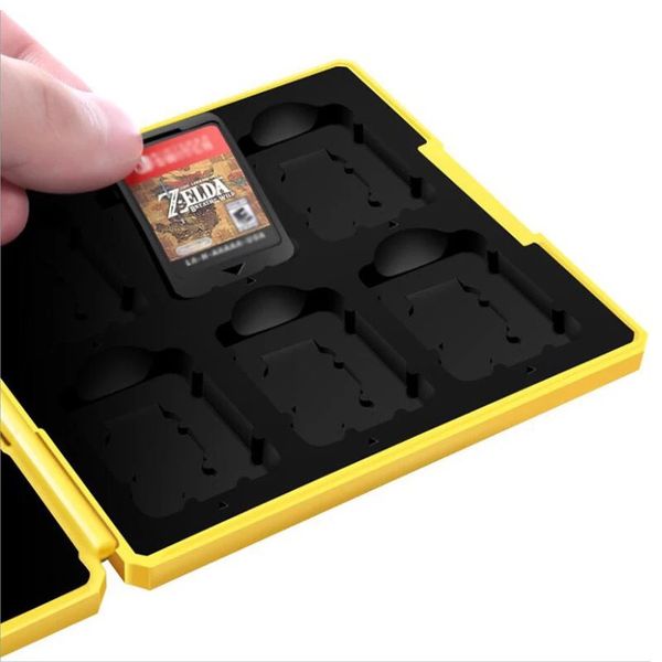 Hộp Băng Đựng Lưu Trữ Thẻ Game Nintendo Switch  Nhựa ABS Dạng Vuông