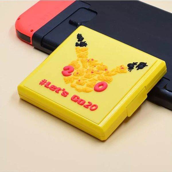 Hộp Băng Đựng Lưu Trữ Thẻ Game Nintendo Switch  Nhựa ABS Dạng Vuông
