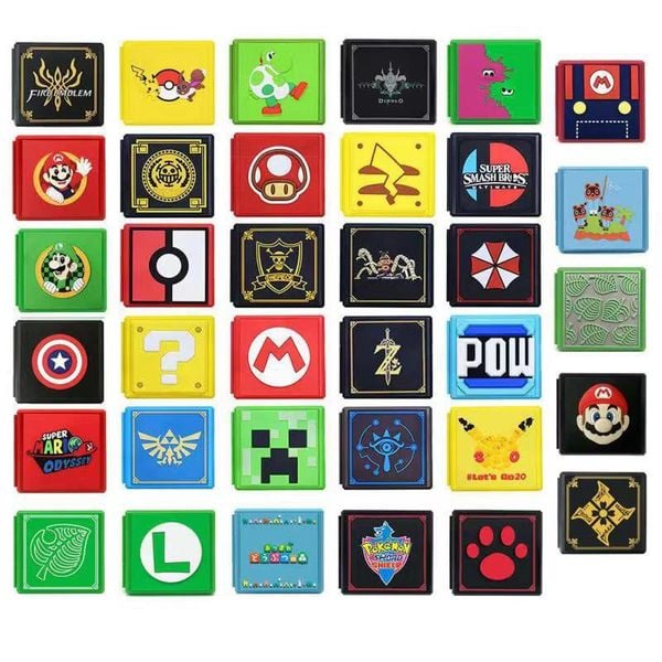 Hộp Băng Đựng Lưu Trữ Thẻ Game Nintendo Switch  Nhựa ABS Dạng Vuông