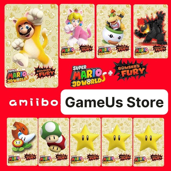 Thẻ Amiibo Mario 3d World cho Nintendo