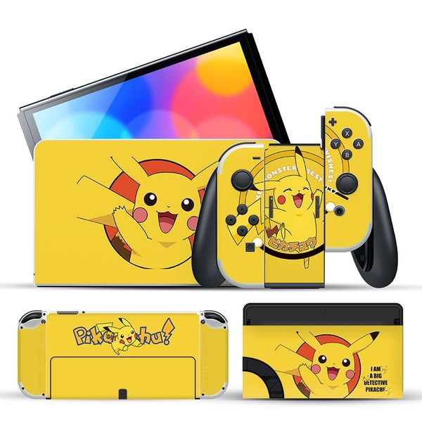 Bộ Skin Decal  Miếng Dán Máy Game Cầm Tay Nintendo Switch, Dock, Joycon Oled