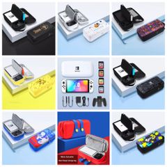 Túi Du Lịch Mini Nhỏ Gọn Đựng Máy Game, Dock, Sạc Dành Cho Nintendo Switch Oled/V1/V2
