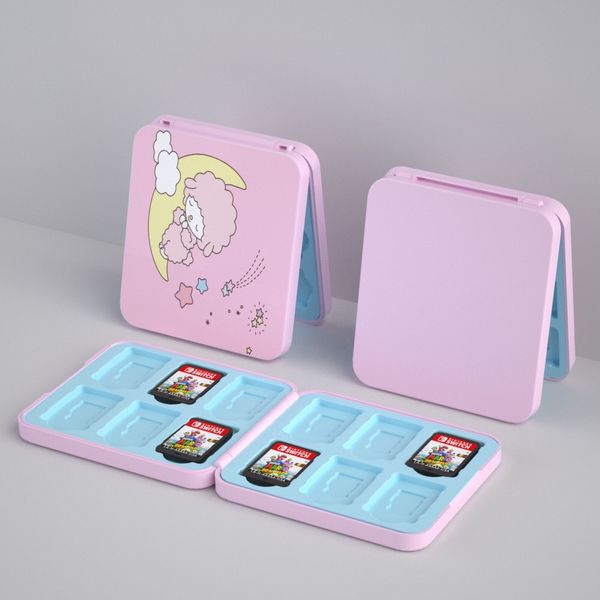 Hộp Băng Đựng 12 thẻ Lưu Trữ Game Nintendo Switch  Nhựa ABS Dạng  Hinh Vuông