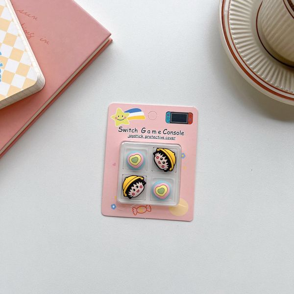 Set 4 Núm Bọc Analog Cho Tay Cầm Nintendo Switch Oled / v2 / Switch Lite Cute