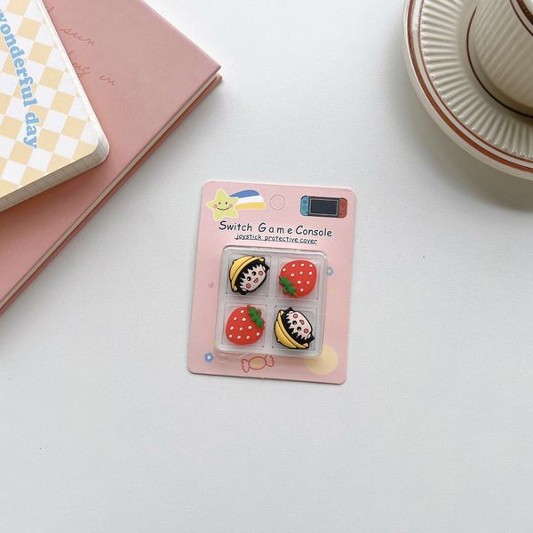 Set 4 Núm Bọc Analog Cho Tay Cầm Nintendo Switch Oled / v2 / Switch Lite Cute