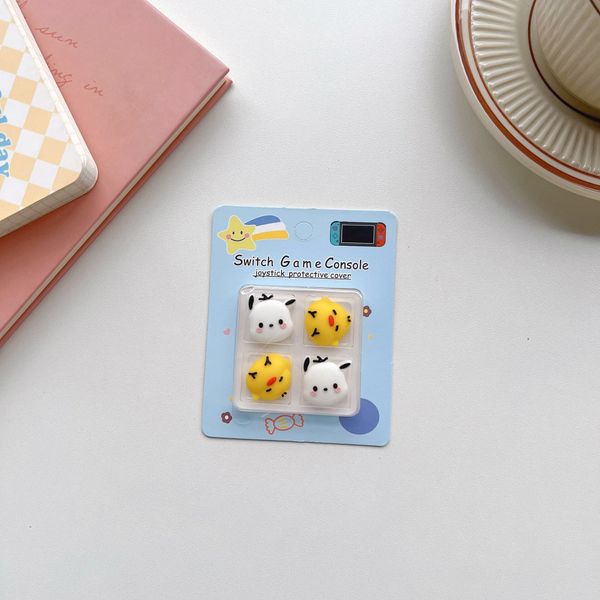 Set 4 Núm Bọc Analog Cho Tay Cầm Nintendo Switch Oled / v2 / Switch Lite Cute