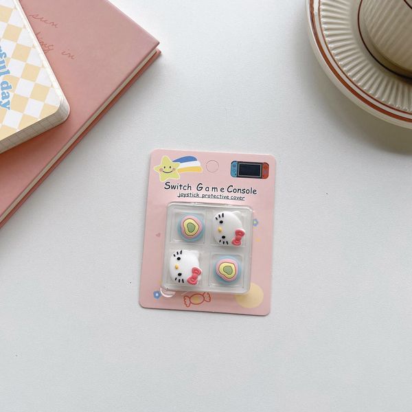 Set 4 Núm Bọc Analog Cho Tay Cầm Nintendo Switch Oled / v2 / Switch Lite Cute