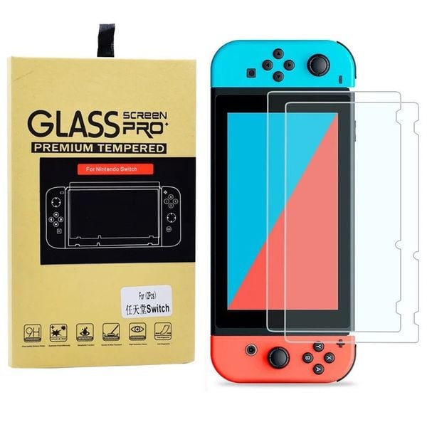 Kính Cường Lực Bảo Vệ Màn Hình Máy Nintendo Switch Hàng GLASS Cao Cấp