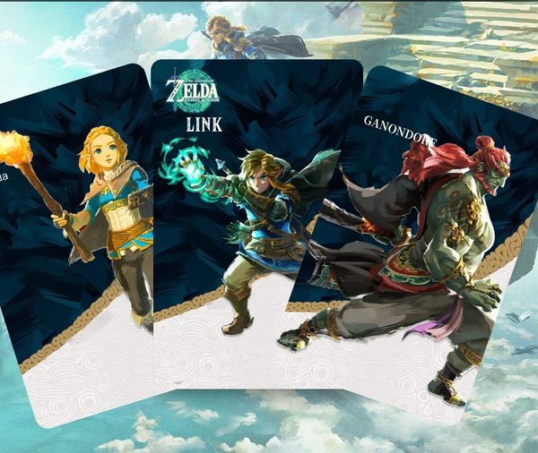 Set 3 Thẻ Amiibo Scan NFC Game Zelda