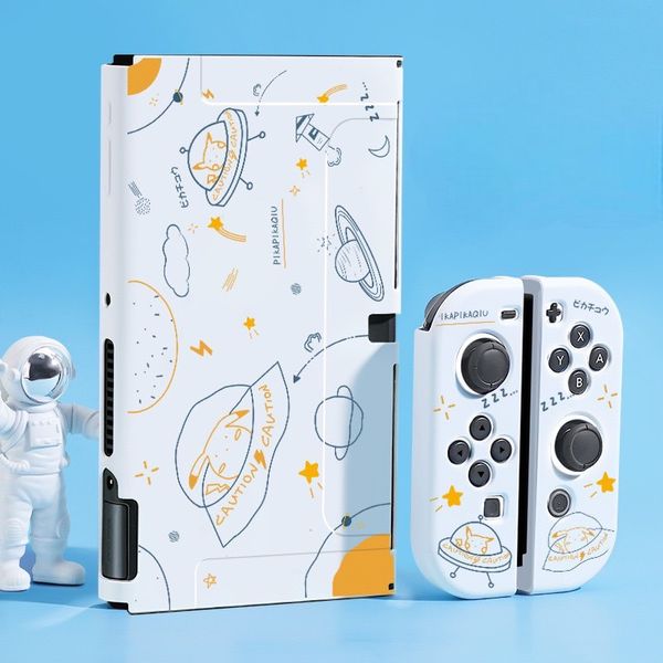 Ốp Lưng  Nintendo Switch Phi Hành Gia  Oled V2 V1 nhựa dẻo TPU cao câp