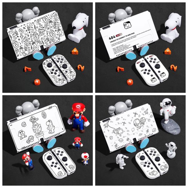 Ốp Lưng  Nintendo Switch Phi Hành Gia  Oled V2 V1 nhựa dẻo TPU cao câp