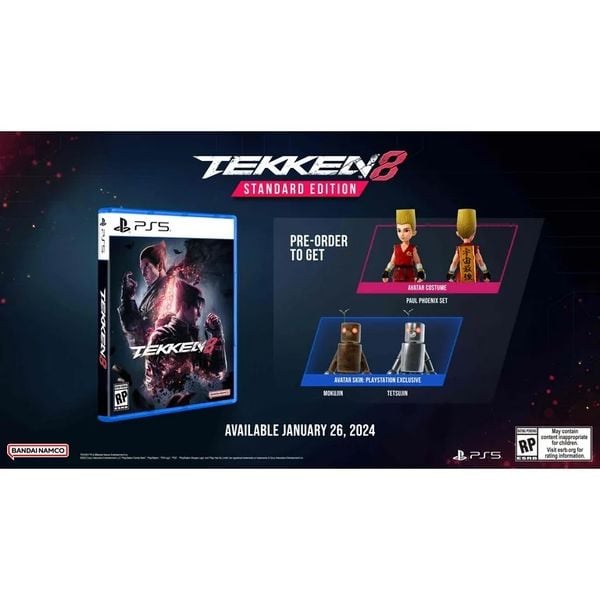 Đĩa Game PS5 Tekken 8