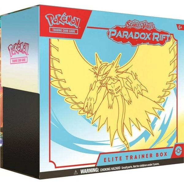 Pokemon Trading Card Games Scarlet & Violet 4 Paradox Rift Elite Trainer Box - Scream Tail 9 Booster Packs