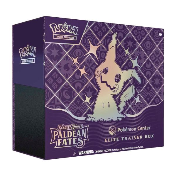 Pokemon Tcg : Scarlet & Violet Paldean Fates Pokémon Center Elite Trainer Box