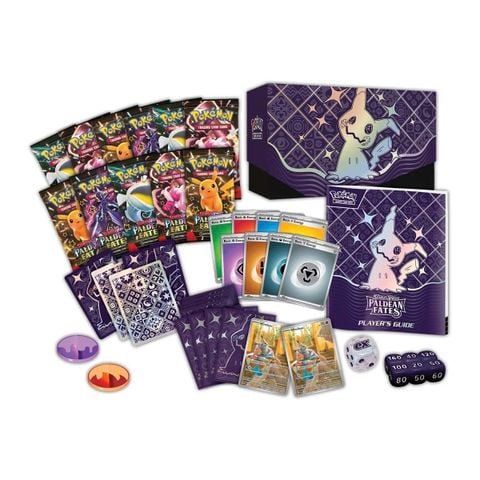 Pokemon Tcg : Scarlet & Violet Paldean Fates Pokémon Center Elite Trainer Box