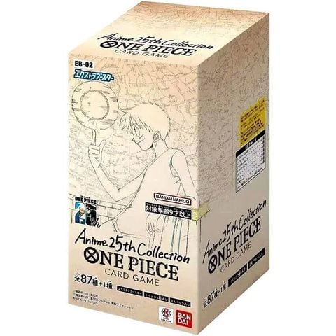 Thẻ bài TCG One Piece Extra Booster Anime 25th Collection EB-02 Booster Box - Bandai