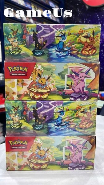 Thẻ Bài Pokemon TCG: Scarlet & Violet Prismatic Evolutions Mini Tin Display Box 8 Tins