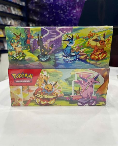 Thẻ Bài Pokemon TCG: Scarlet & Violet Prismatic Evolutions Mini Tin Display Box 8 Tins