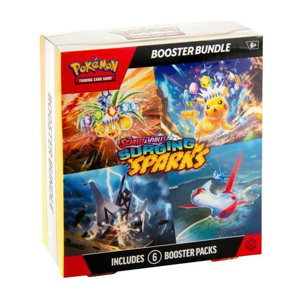Pokémon TCG Trading Card Games Scarlet & Violet 8 Surging Sparks Booster Bundle