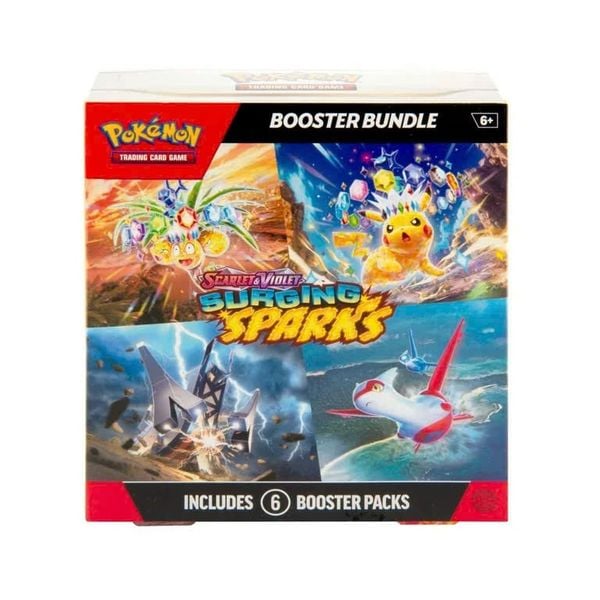 Pokémon TCG Trading Card Games Scarlet & Violet 8 Surging Sparks Booster Bundle