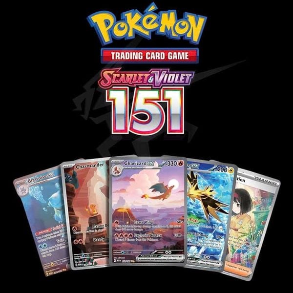 Thẻ bài Pokémon TCG 151 Sealed 6 Pack Booster Bundle