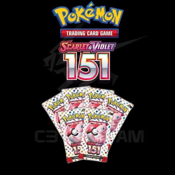 Pokémon TCG 151 Sealed 6 Pack Booster Bundle