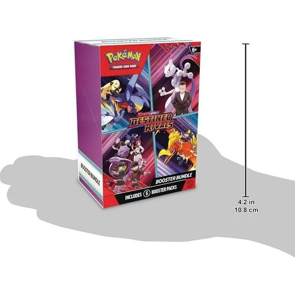 Pokemon TCG : Scarlet & Violet  Destined Rivals Booster Bundle - 6 Packs