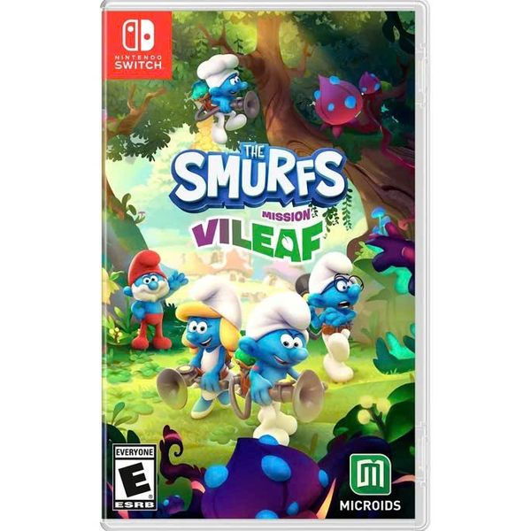 Game Nintendo Switch Like New The Smurfs: Mission Vileaf  Edition Hệ US
