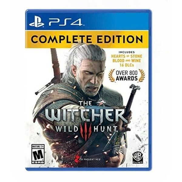 Đĩa Game PS4 Witcher 3: Wild Hunt Complete Edition