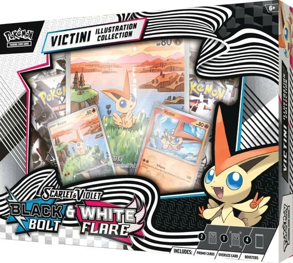 Pokemon TCG : Scarlet & Violet 10.5 – Black Bolt & White Flare – Unova Victini Illustration Premium Collection