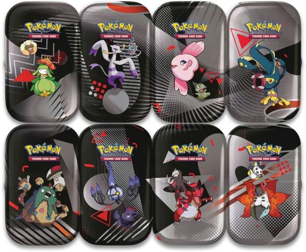 Pokemon TCG : Scarlet and Violet Black Bolt and White Flare Unova Mini Tin (1 hộp 8Tin )