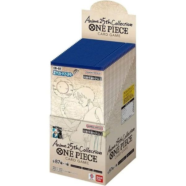 Thẻ bài TCG One Piece Extra Booster Anime 25th Collection EB-02 Booster Pack - Bandai