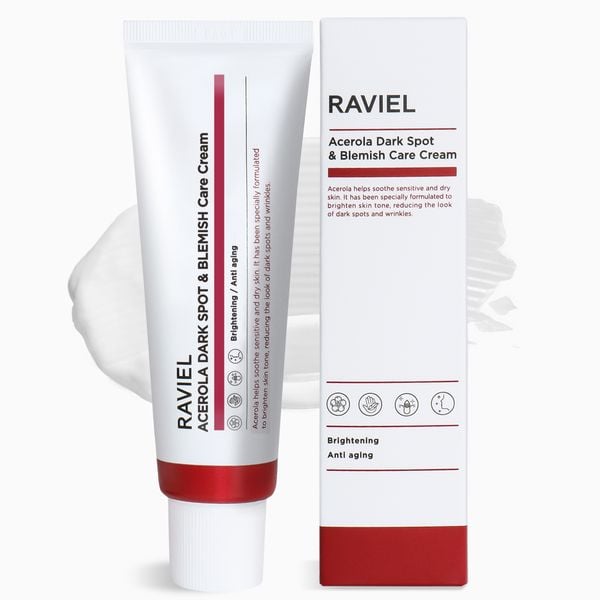 Kem dưỡng trắng trị thâm nám và tái tạo da Raivel Acerola Dark Spot & Blemish Care Cream 50 ml