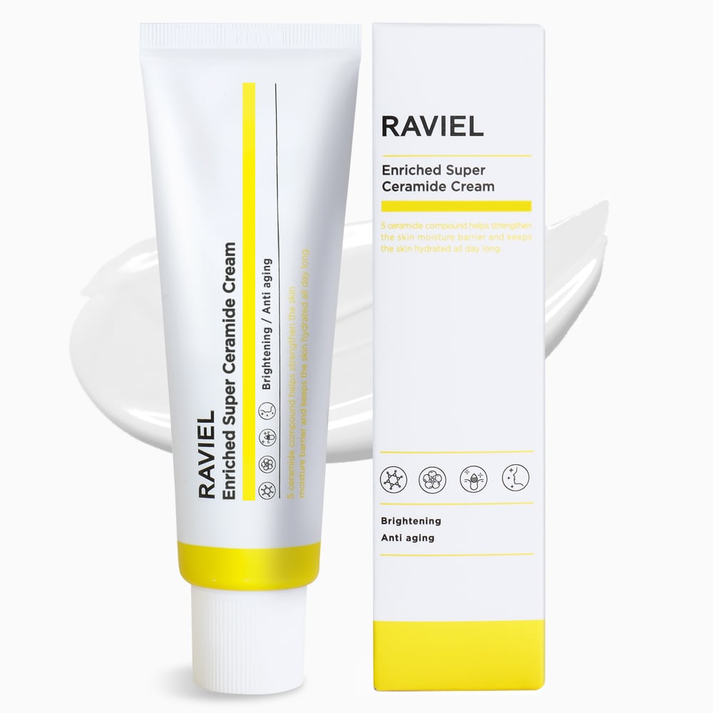 Kem dưỡng tái tạo, phục hồi và làm săn chắc da Raviel Enriched Super Ceramide 50ml
