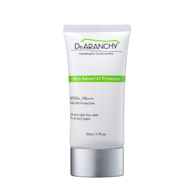 Kem chống nắng dịu nhẹ, da nhạy cảm DeARANCHY Ultra Relief UV Pro-tector SPF50+ PA+++ 50ml