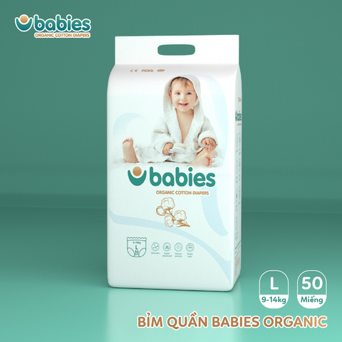 Babies Organic L quần