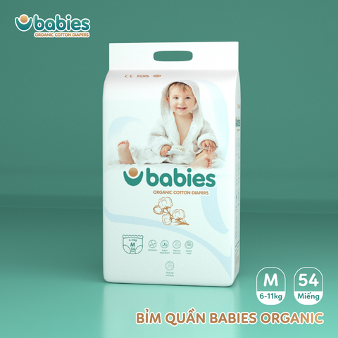 Babies Organic M quần