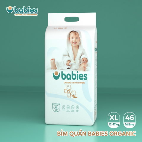 Babies Organic XL quần
