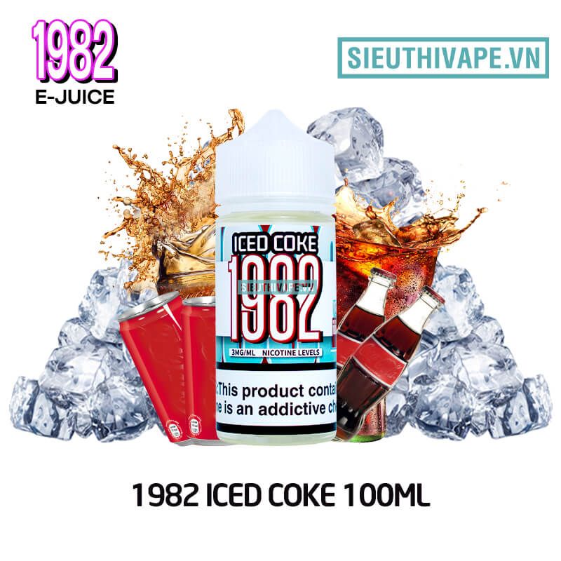  1982 Iced Coke 100ml - Tinh Dầu Vape Mỹ 