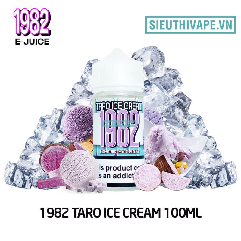  1982 Taro Ice Cream 100ml - Tinh Dầu Vape Mỹ 